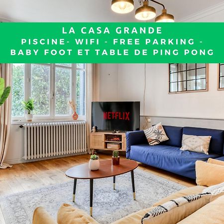 Вилла La Casa Grande - Piscine - Wifi - Parking Каркассон Экстерьер фото